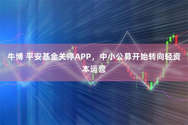 牛博 平安基金关停APP，中小公募开始转向轻资本运营