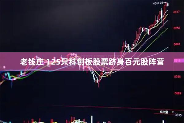 老钱庄 125只科创板股票跻身百元股阵营