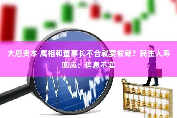 大唐资本 属相和董事长不合就要被裁？民生人寿回应：信息不实